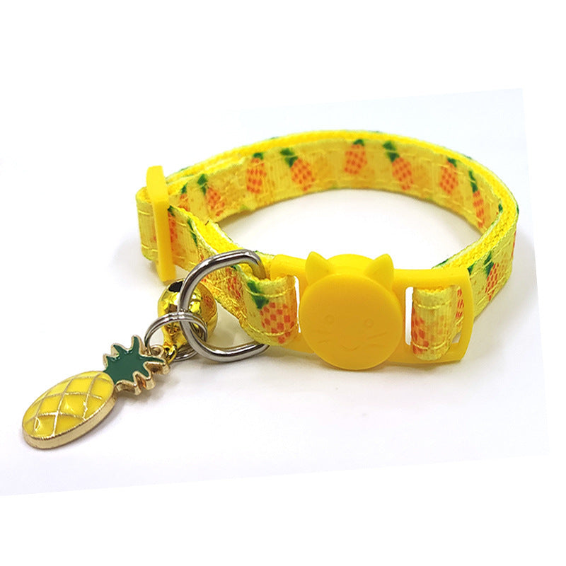 Printed Cat Collar with Bell