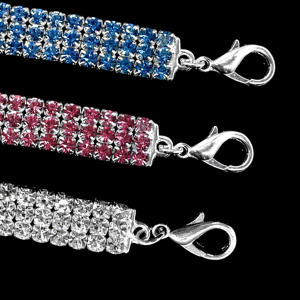Bling Rhinestone Dog Collar – Crystal Collar for Small & Medium Dogs or Cats