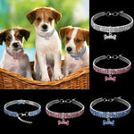 Bling Rhinestone Dog Collar – Crystal Collar for Small & Medium Dogs or Cats